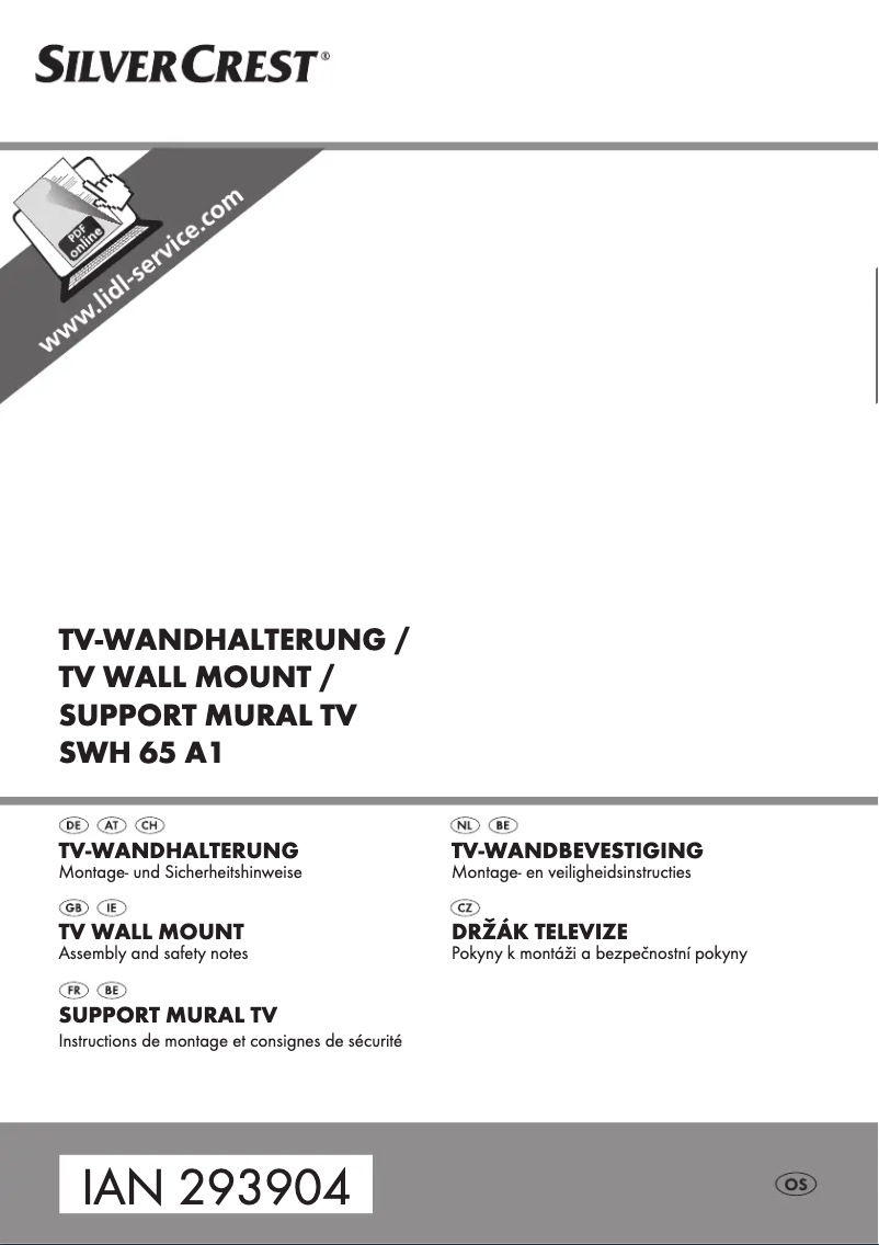 Imagen de la primera página del manual del dispositivo SWH 65 A1