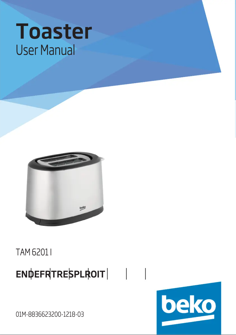 Imagen de la primera página del manual del dispositivo TAM6201