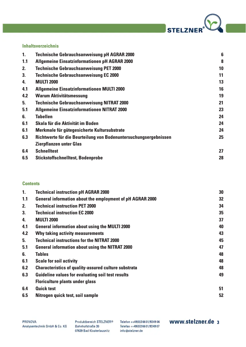 Imagen de la primera página del manual del dispositivo EC 2000