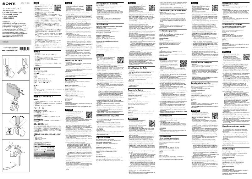 Imagen de la primera página del manual del dispositivo CyberShot DSC-RX0 II