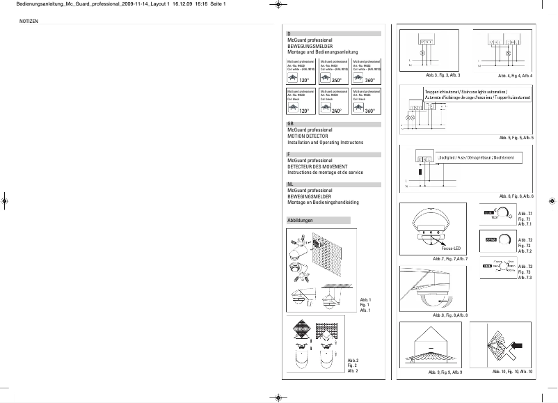 Imagen de la primera página del manual del dispositivo 94530