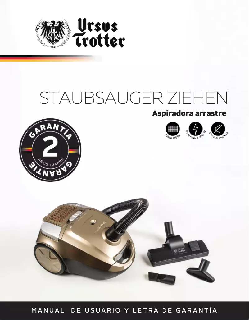 Página 1 del manual Manual de usuario Ursus Trotter UT-SILENT1603