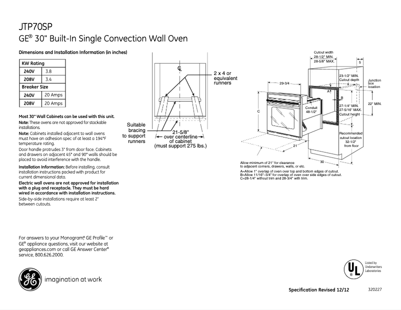 Imagen de la primera página del manual del dispositivo JTP70SPSS
