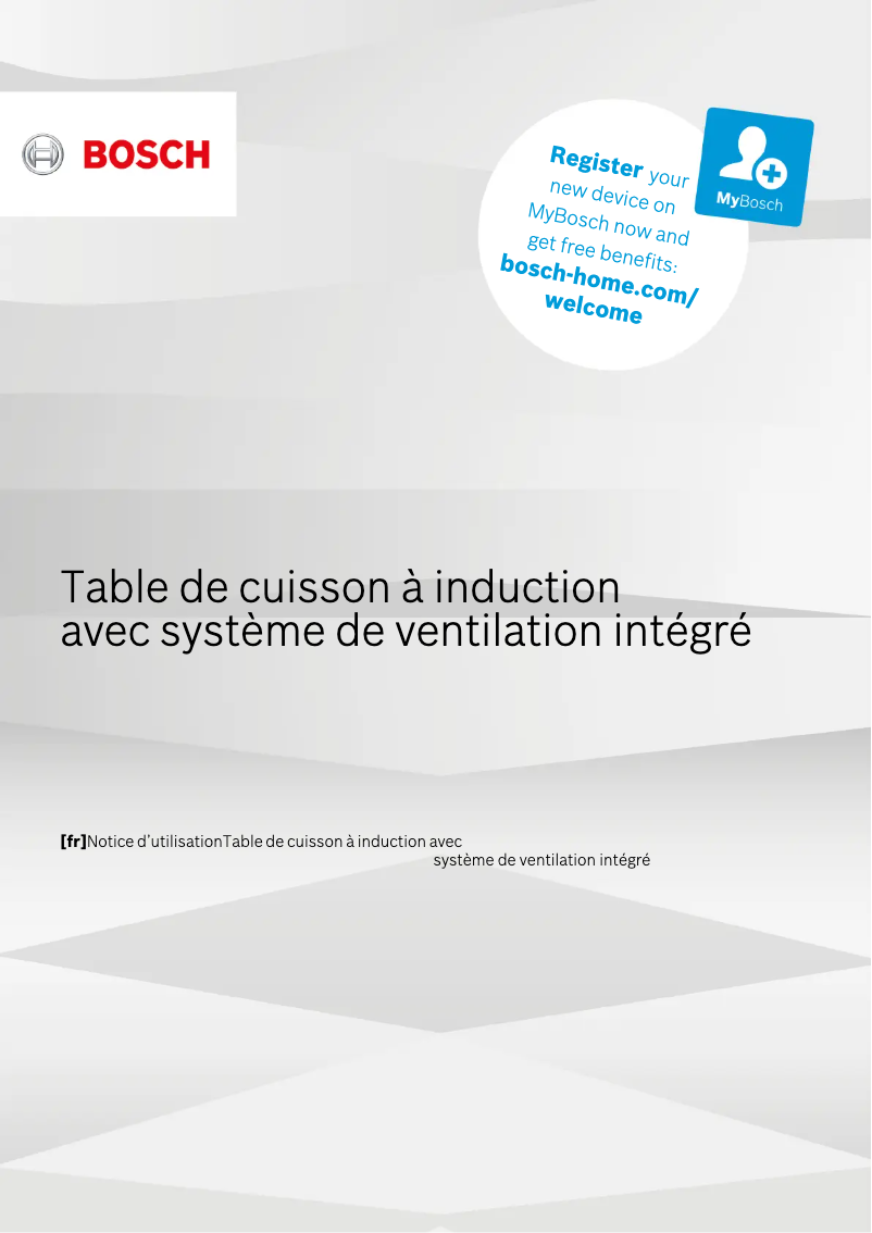 Página 1 del manual Manual de usuario Bosch PVS801F21E
