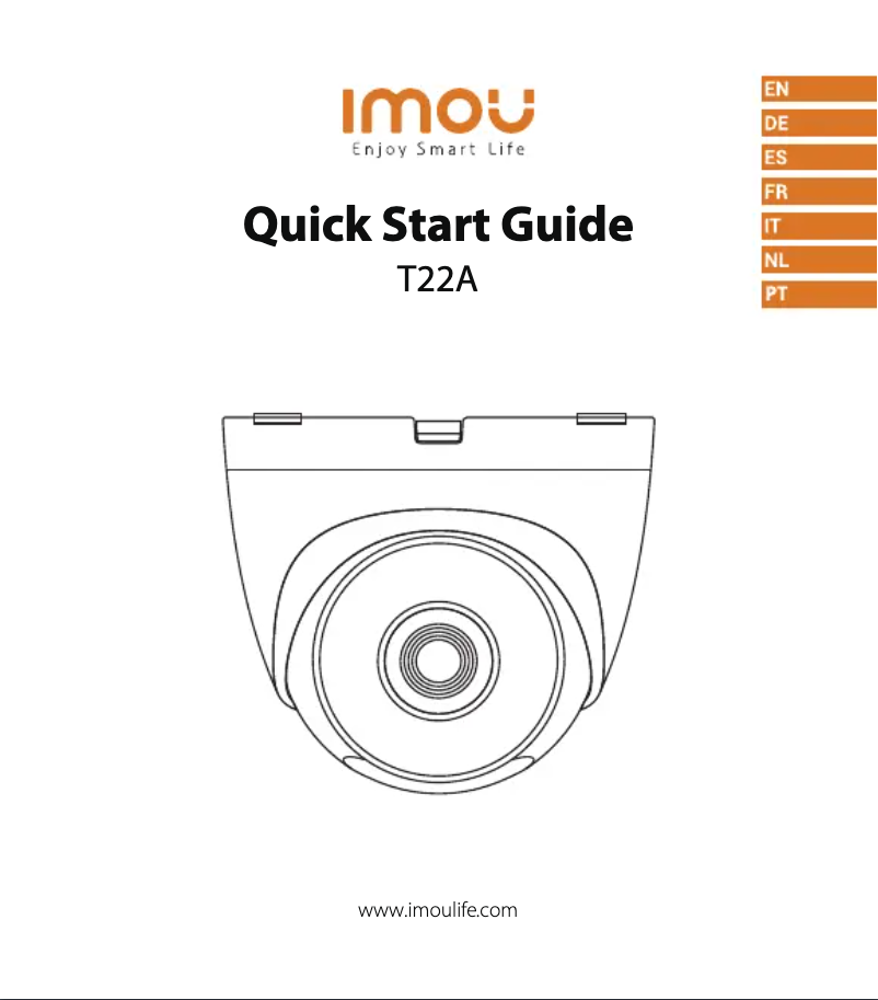 Página 1 del manual Manual de usuario Imou T22A