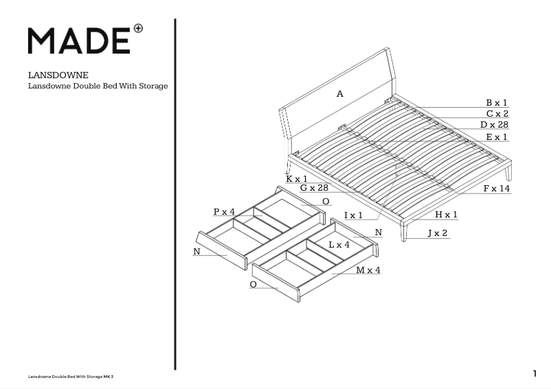 Página 1 del manual Manual de usuario MADE Lansdowne