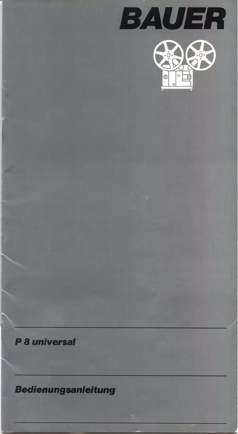 Imagen de la primera página del manual del dispositivo P8 Universal