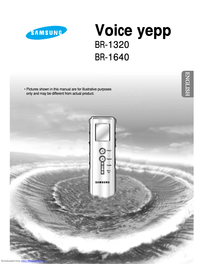 Página 1 del manual Manual de usuario Samsung Voice yepp BR-1640