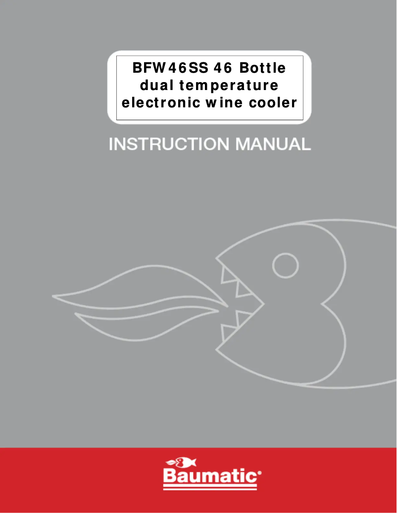 Página 1 del manual Manual de usuario Baumatic BFW46SS