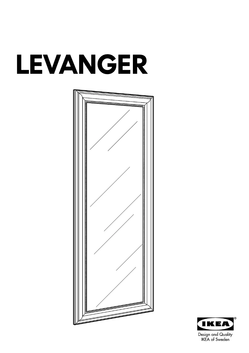 Página 1 del manual Manual de usuario Ikea LEVANGER (155X140)
