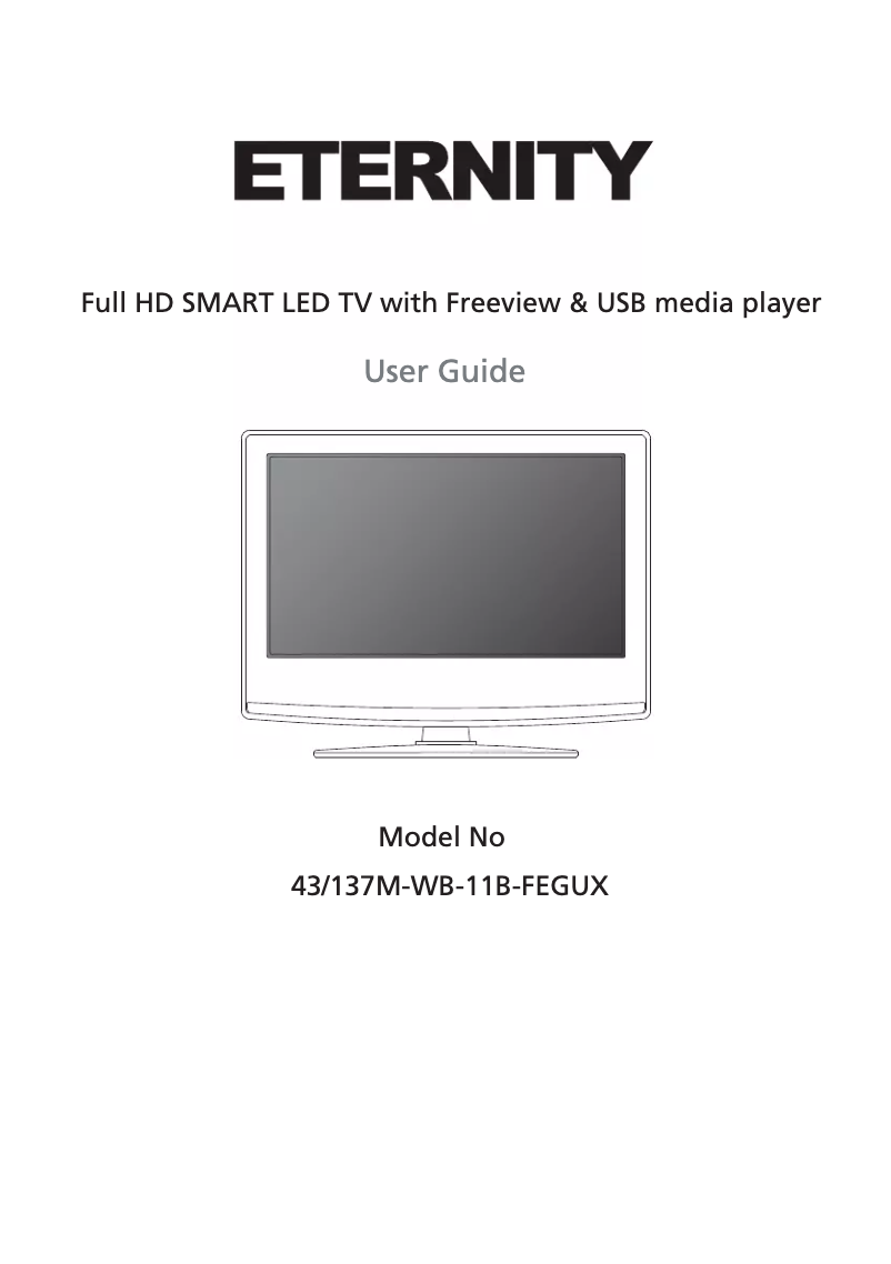 Página 1 del manual Manual de usuario Eternity 43/137M-WB-11B-FEGUX-UK