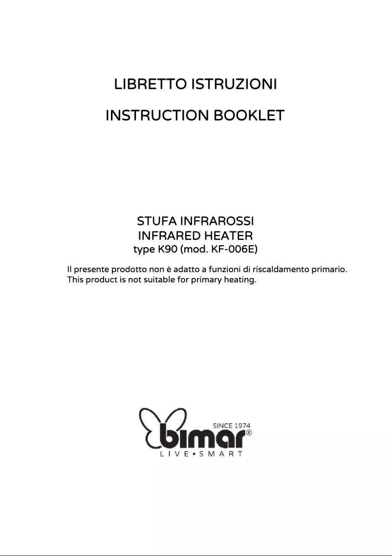 Imagen de la primera página del manual del dispositivo K90