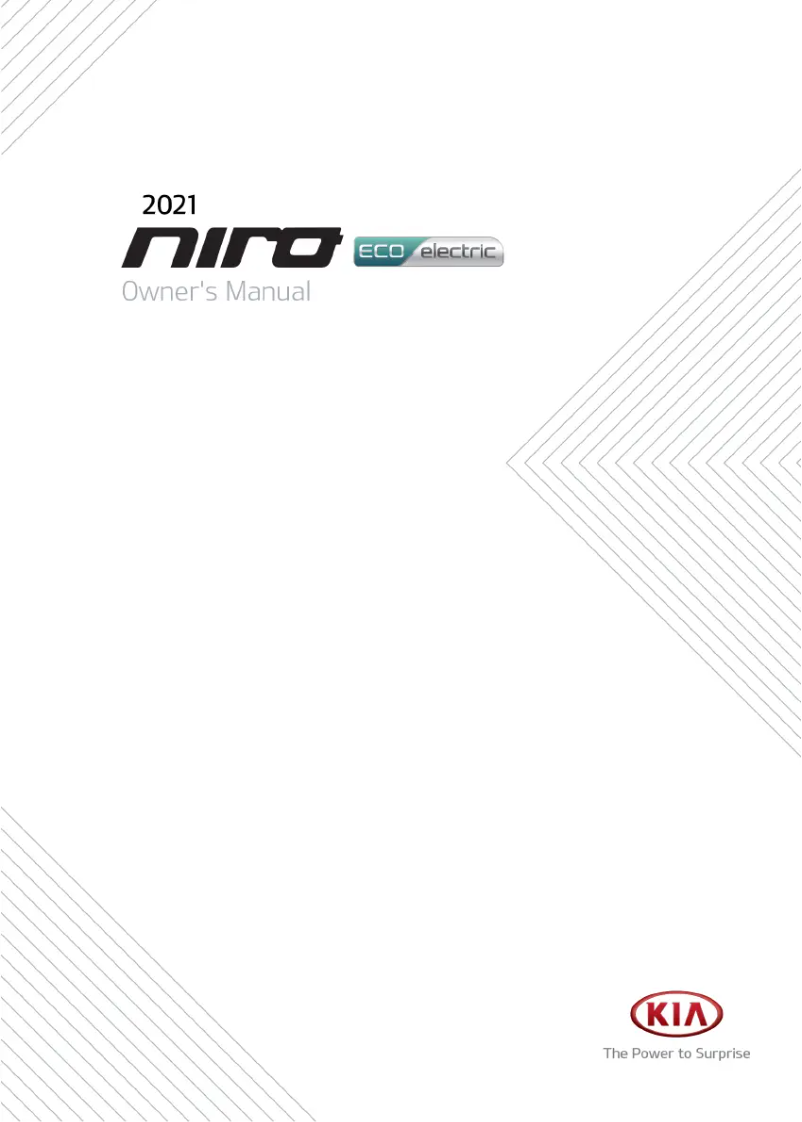 Página 1 del manual Manual de usuario Kia Niro EV (2021)