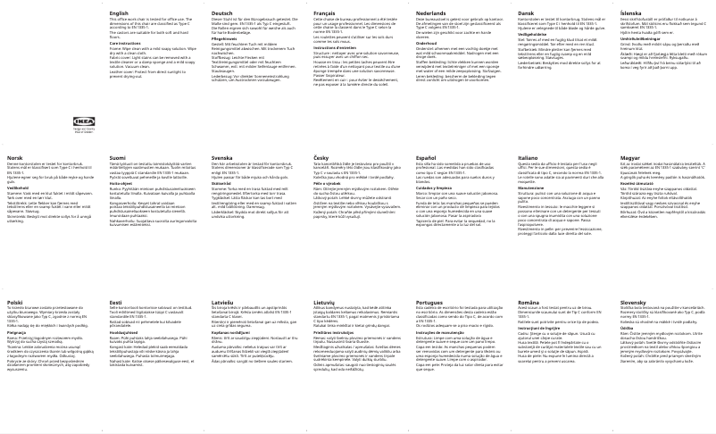 Imagen de la primera página del manual del dispositivo MULLFJÄLLET 604.724.93