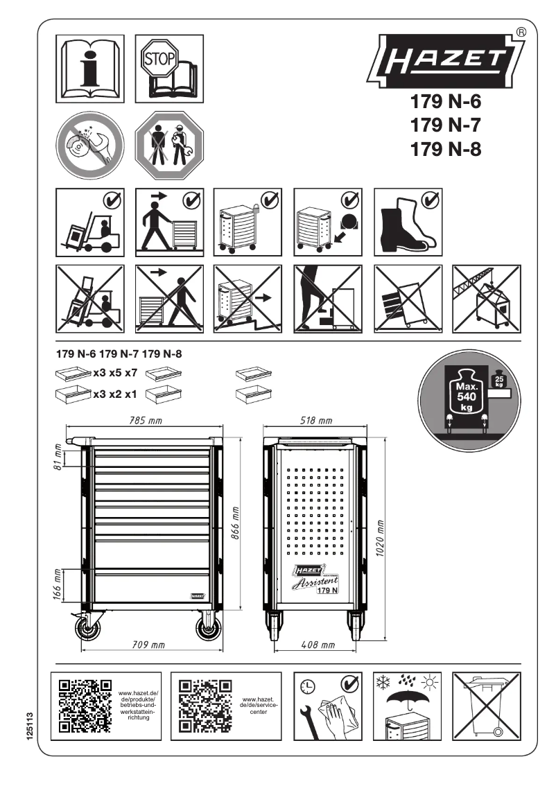Página nº 1 - Manual de usuario Hazet 179N-8