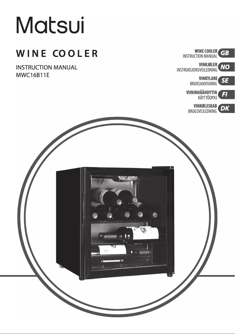 Página nº 1 - Manual de usuario Matsui MWC16B11E