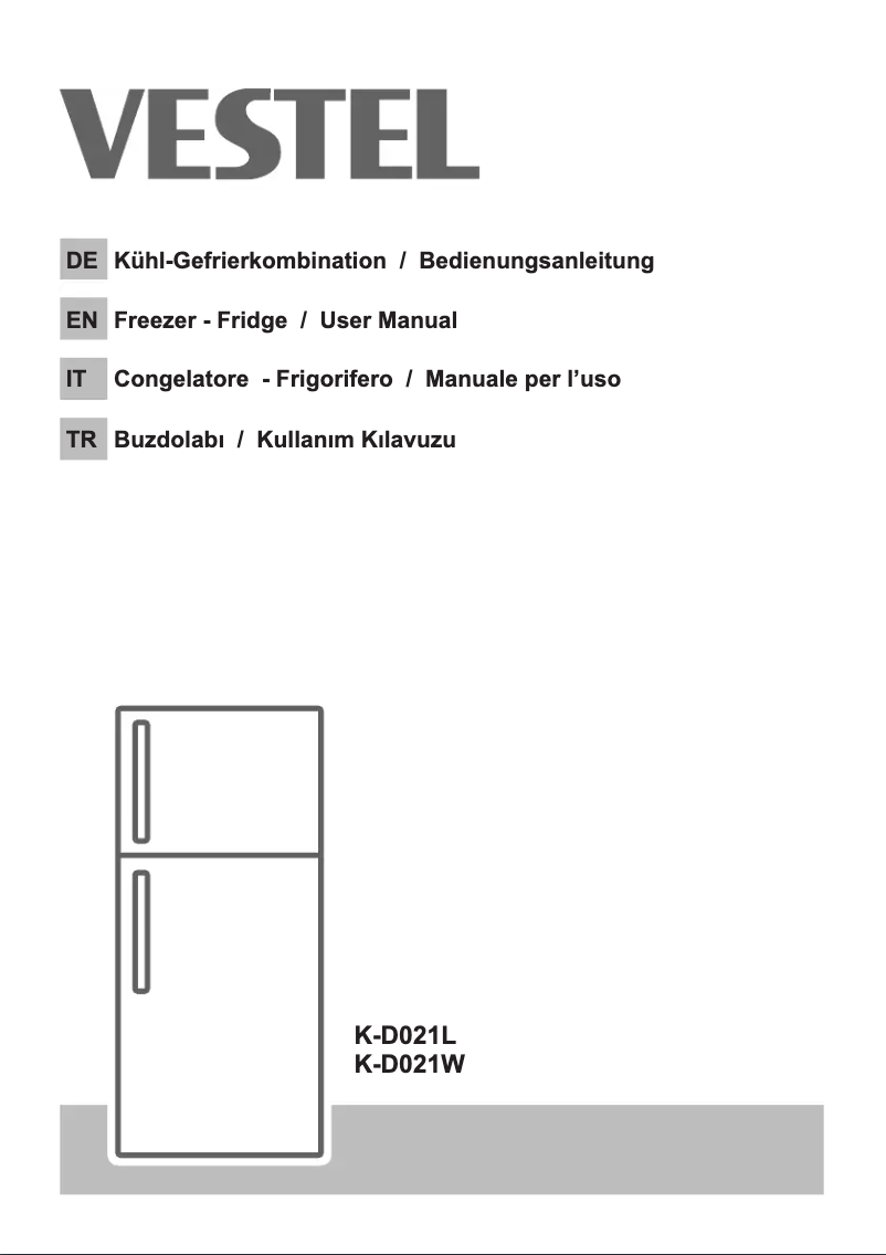 Imagen de la primera página del manual del dispositivo K-D021W