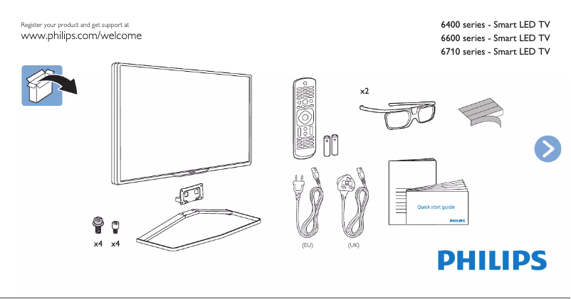 Imagen de la primera página del manual del dispositivo 40PFS6409