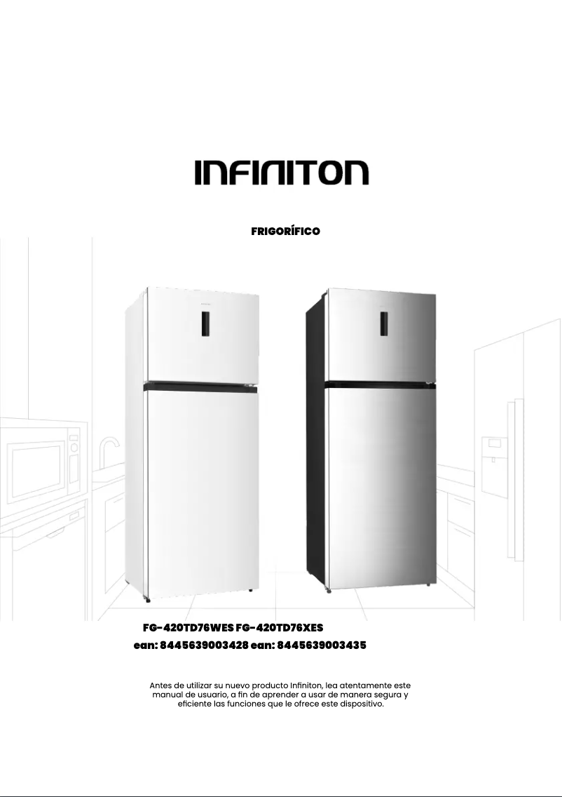 Imagen de la primera página del manual del dispositivo FG-420TD76XES