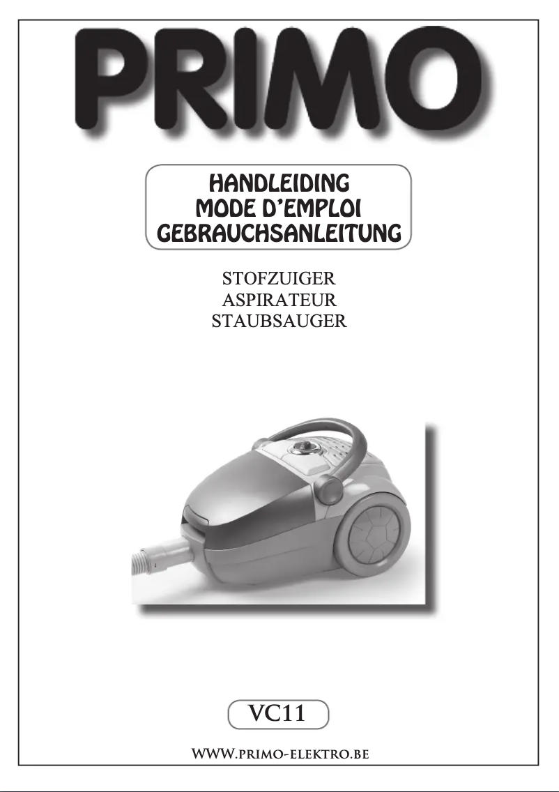 Imagen de la primera página del manual del dispositivo VC11