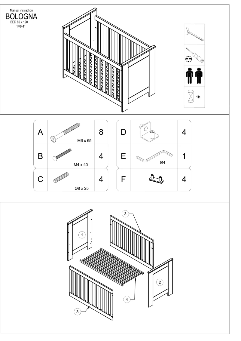 Página 1 del manual Manual de usuario Bopita Bologna