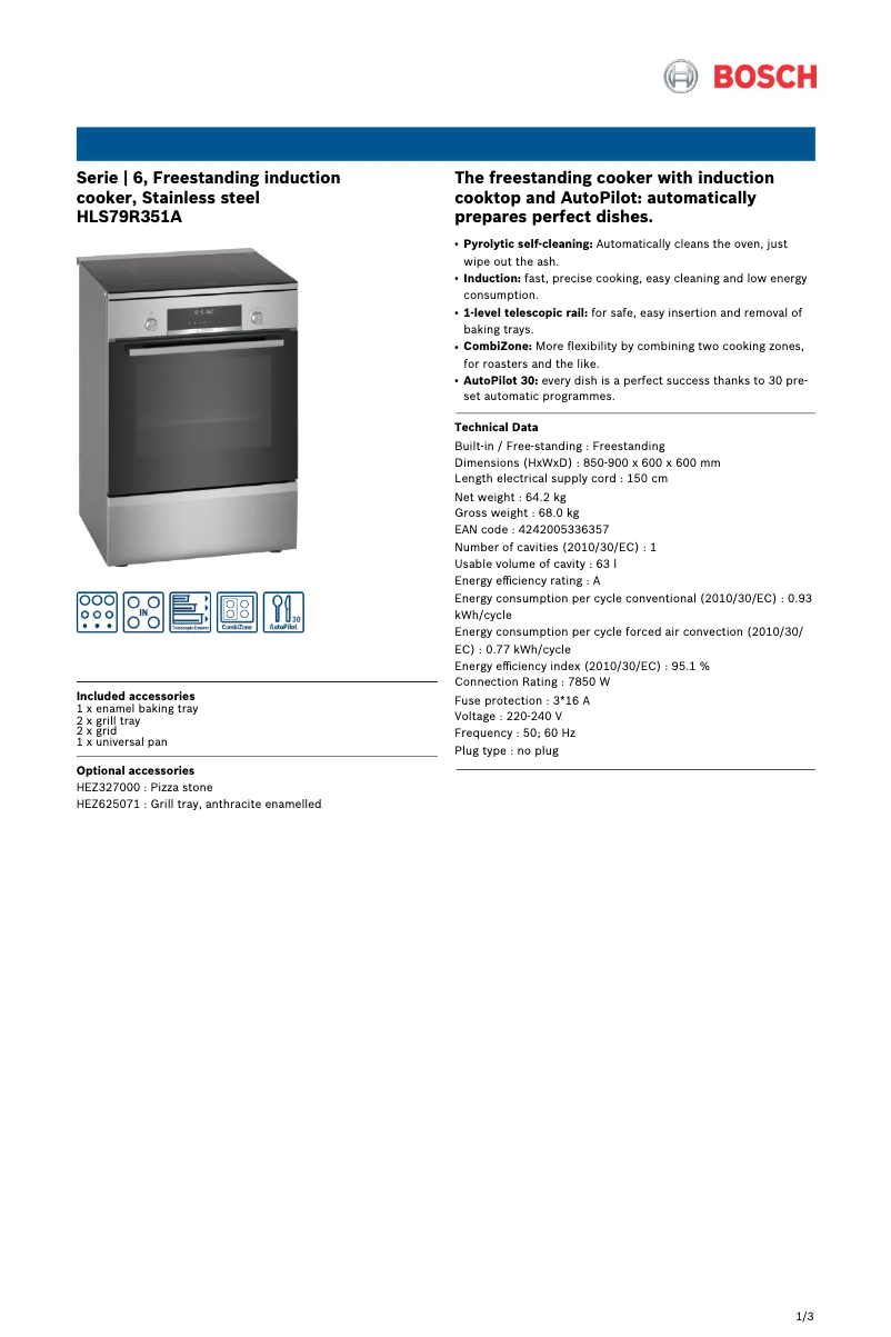 Imagen de la primera página del manual del dispositivo HLS79R351A