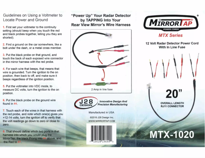 Página 1 del manual Manual de usuario BlendMount MTX-1020