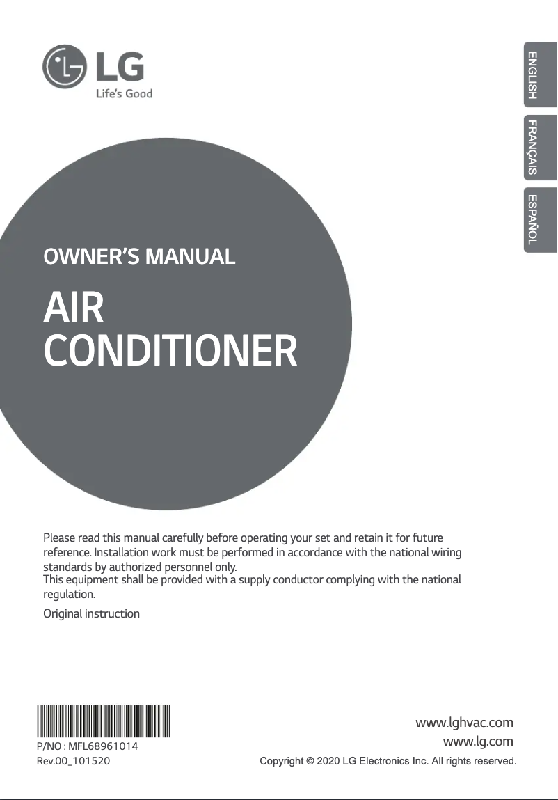 Imagen de la primera página del manual del dispositivo ARNU363V2A4