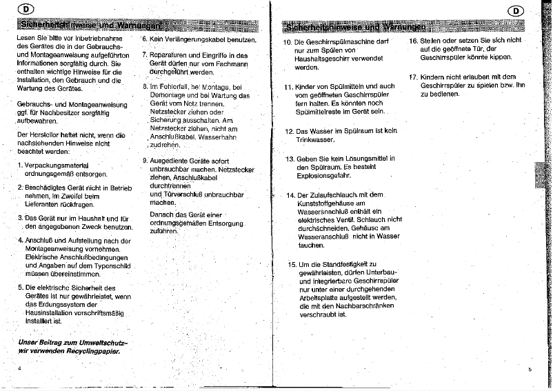 Página nº 1 - Manual de usuario Bosch SPS2102