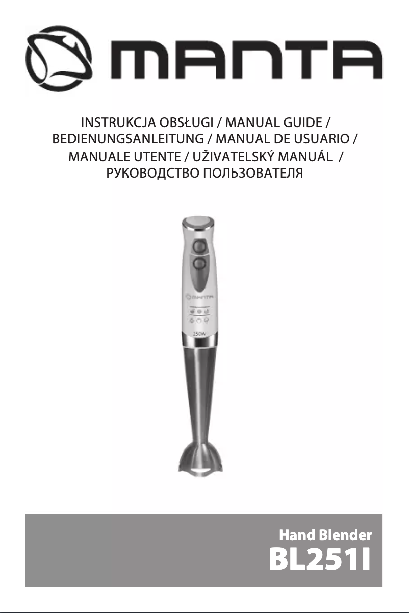 Página 1 del manual Manual de usuario Manta BL241I
