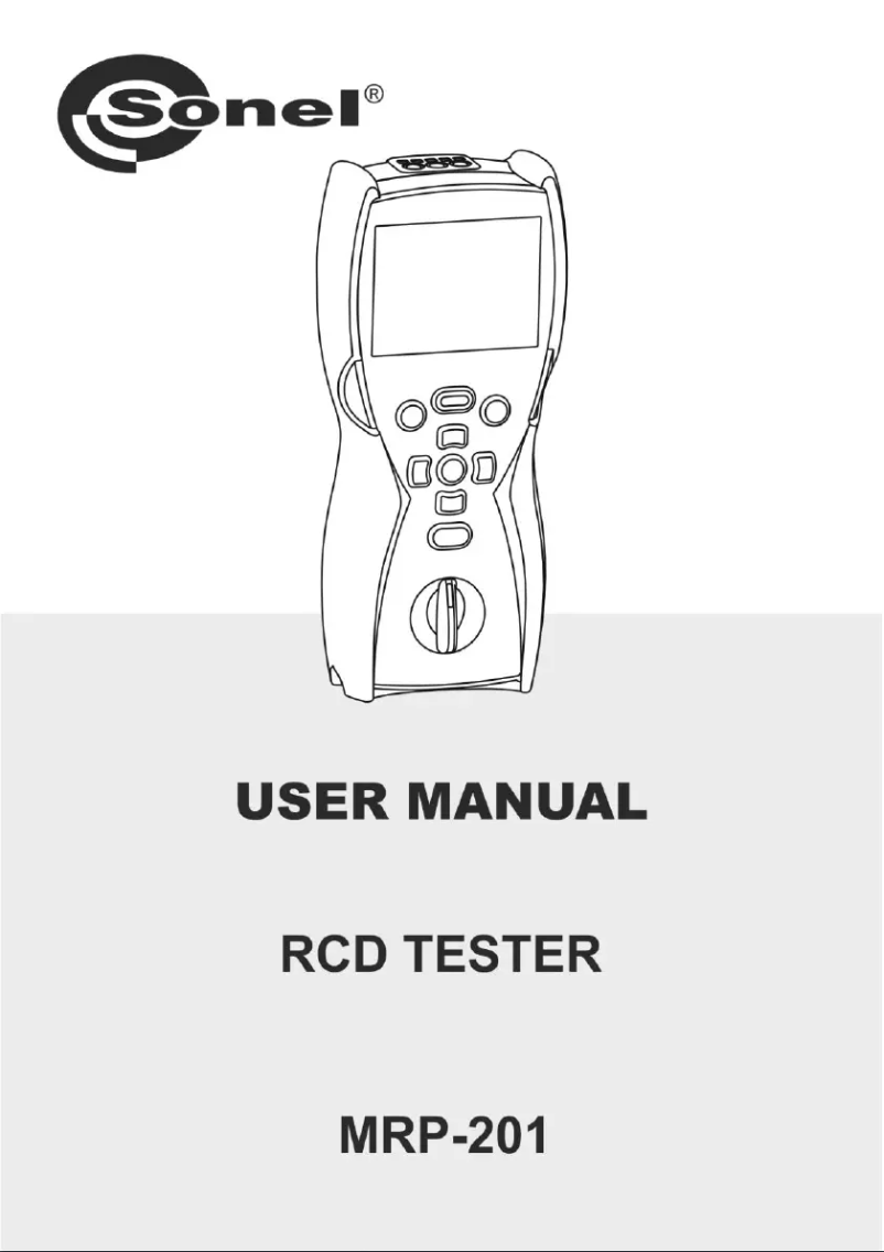 Página nº 1 - Manual de usuario Sonel MRP-201