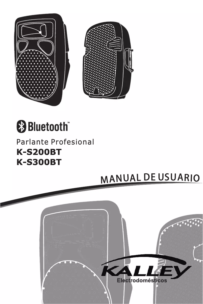 Imagen de la primera página del manual del dispositivo K-S300BT