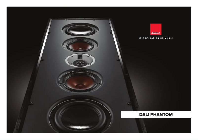 Página 1 del manual Folleto Dali Phantom H-80