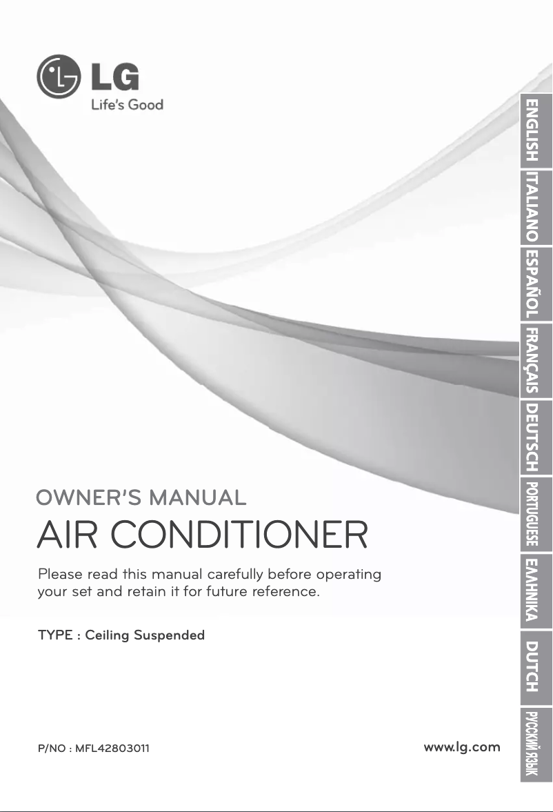 Imagen de la primera página del manual del dispositivo ARNU24GVJA2