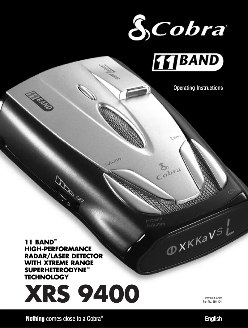 Página nº 1 - Manual de usuario Cobra XRS 9400