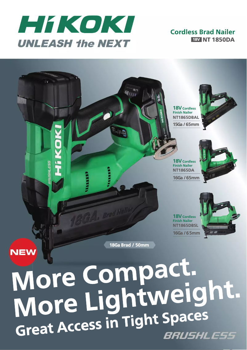 Imagen de la primera página del manual del dispositivo NT1850DA