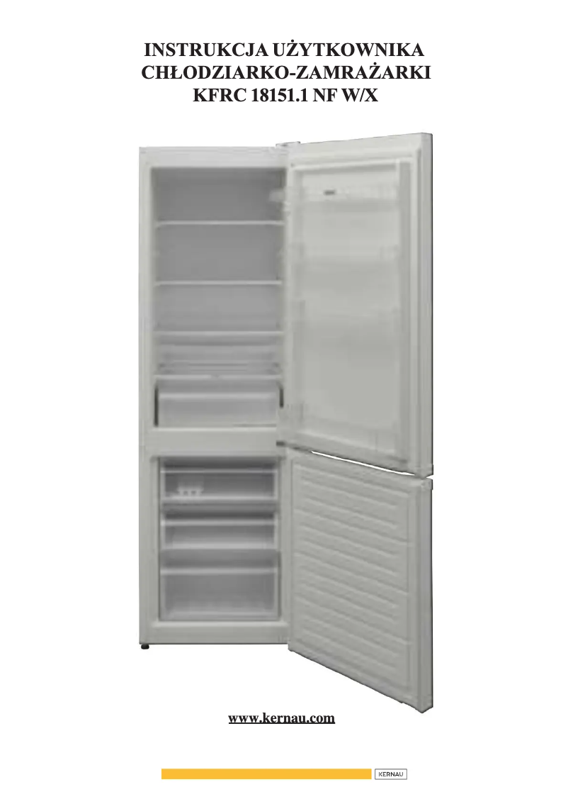 Página 1 del manual Manual de usuario Kernau KFRC 18151.1 NF W
