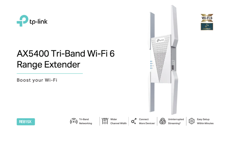 Página nº 1 - Ficha técnica TP-Link RE815X