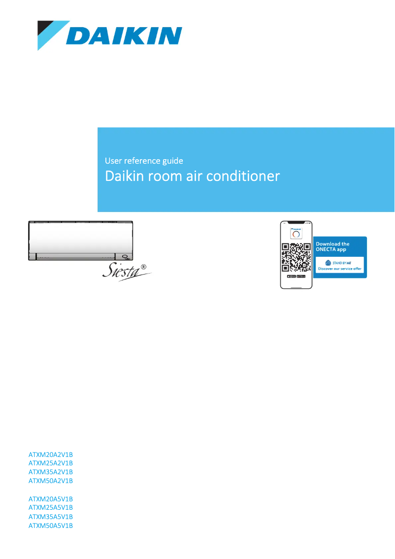 Imagen de la primera página del manual del dispositivo ATXM35A2V1B