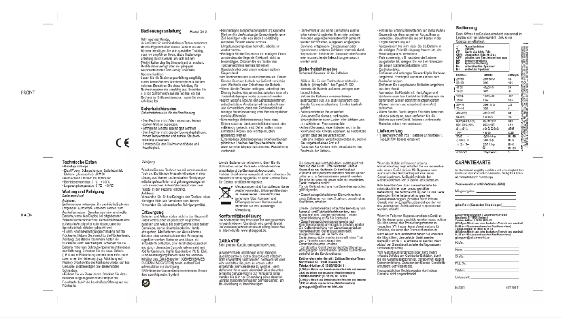 Página 1 del manual Manual de usuario Rex D3-2