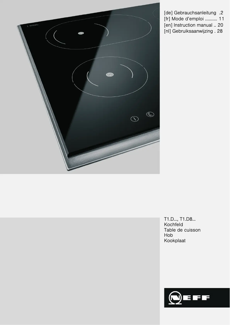 Imagen de la primera página del manual del dispositivo T13D10N1