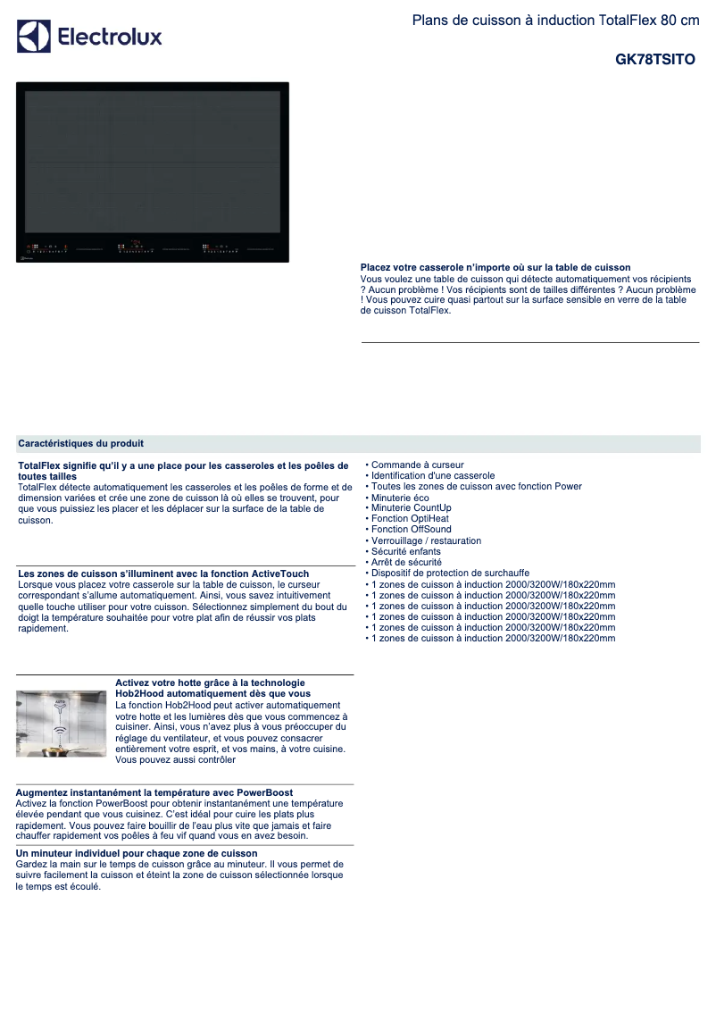Imagen de la primera página del manual del dispositivo GK78TSITO