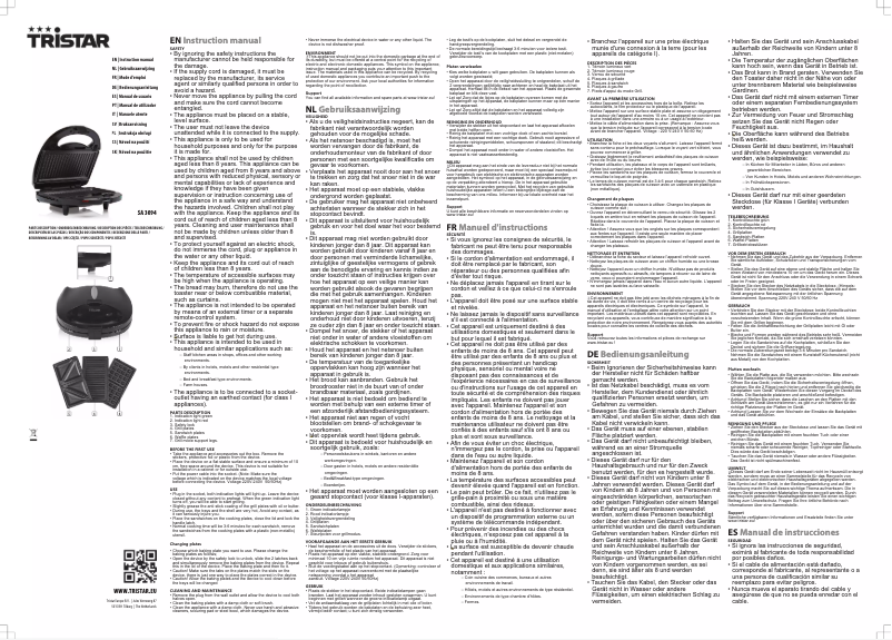 Imagen de la primera página del manual del dispositivo SA-3094