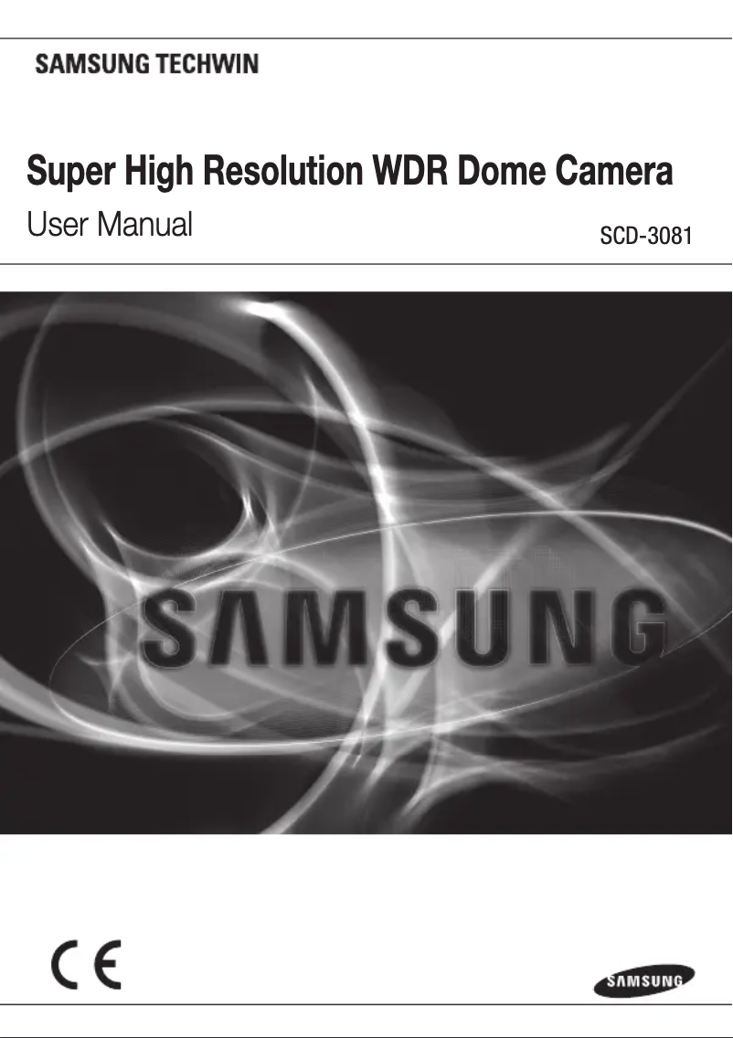 Página 1 del manual Manual de usuario Samsung SCD-3081