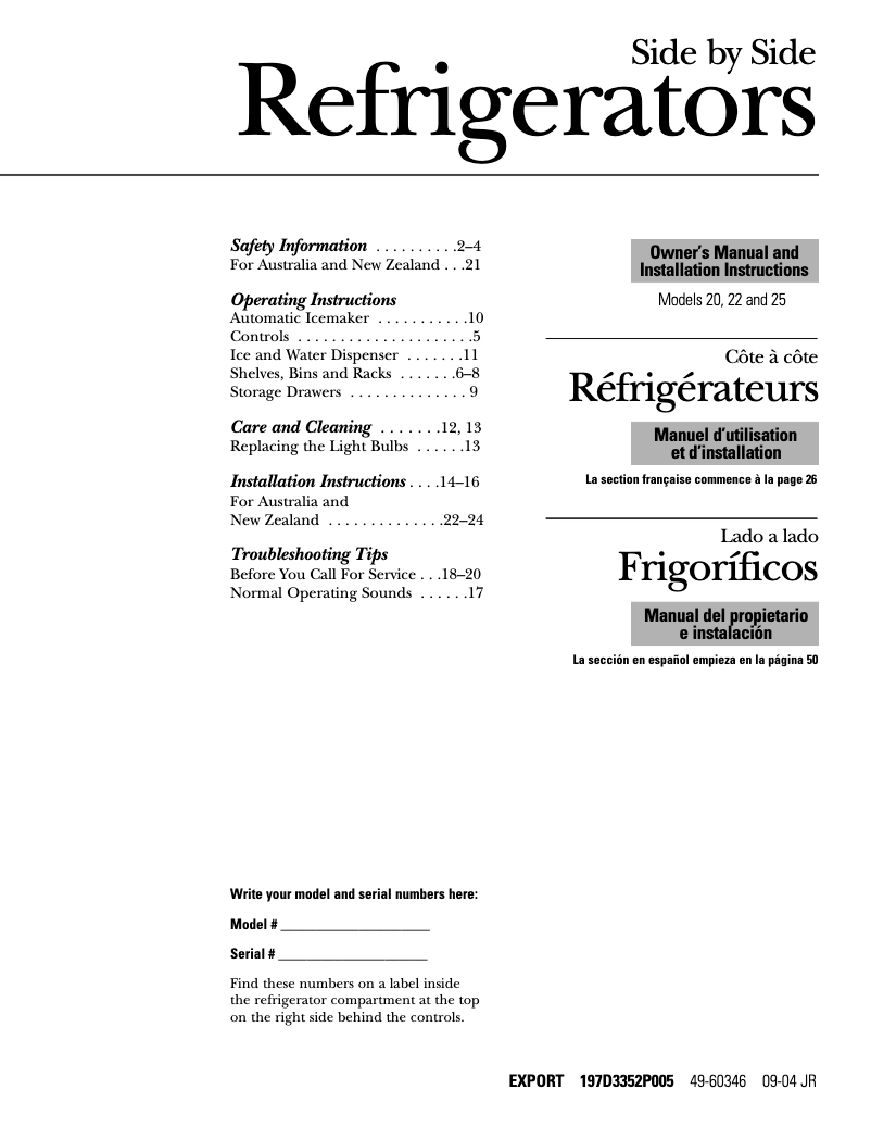 Imagen de la primera página del manual del dispositivo PSG22MIMFBB