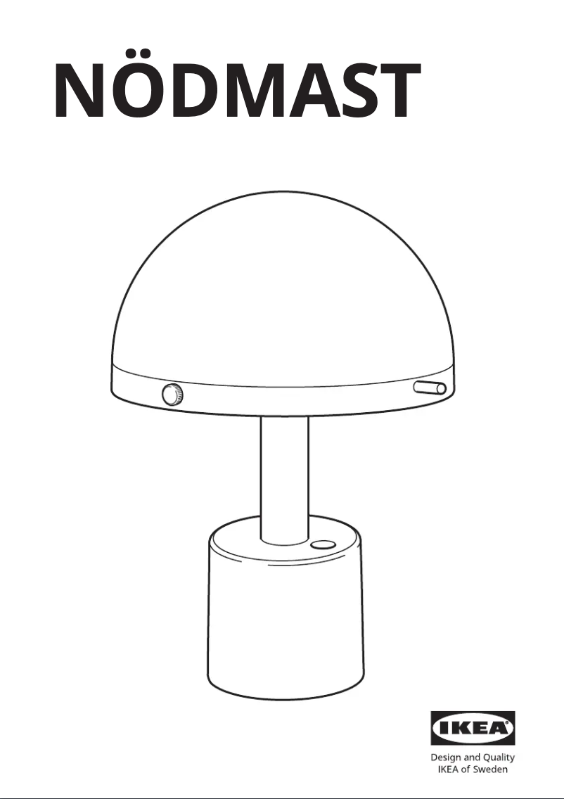 Página 1 del manual Manual de usuario Ikea NÖDMAST 705.825.75