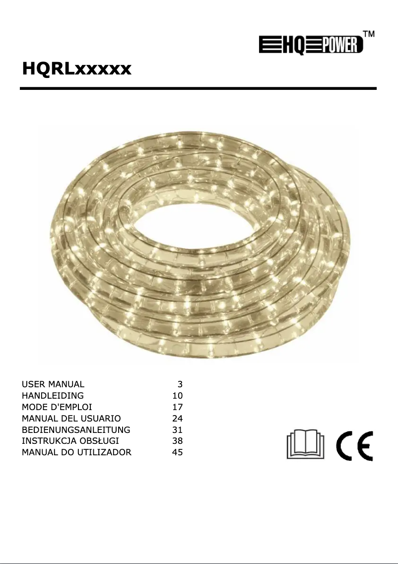 Imagen de la primera página del manual del dispositivo HQRL99002