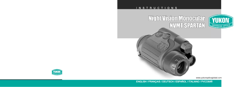 Imagen de la primera página del manual del dispositivo NVMT Spartan 4x50