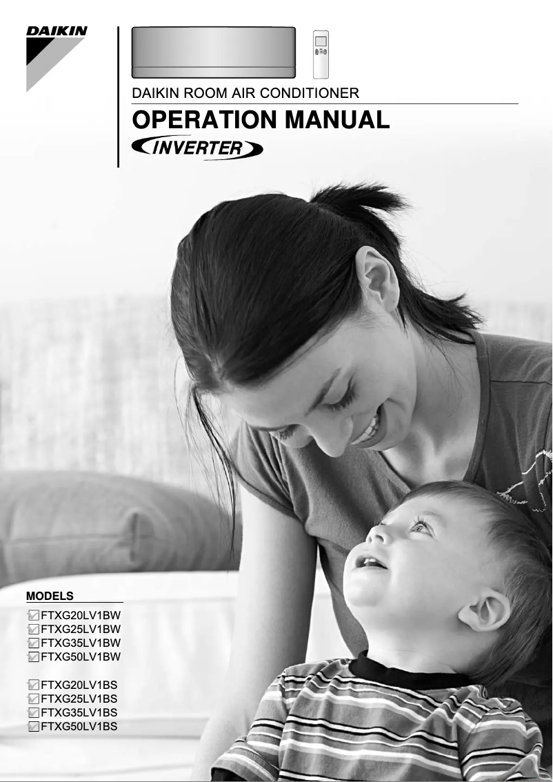 Página nº 1 - Manual de usuario Daikin FTXG35LV1BW
