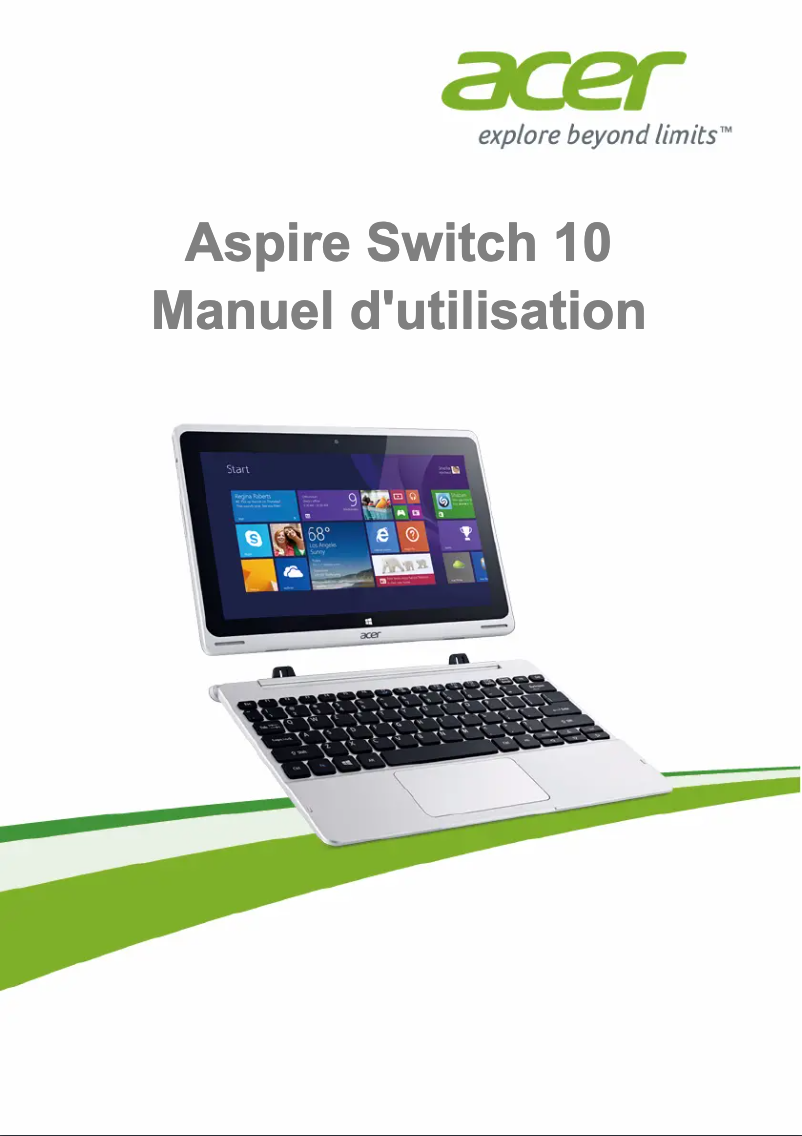 Página nº 1 - Manual de usuario Acer Aspire Switch 10